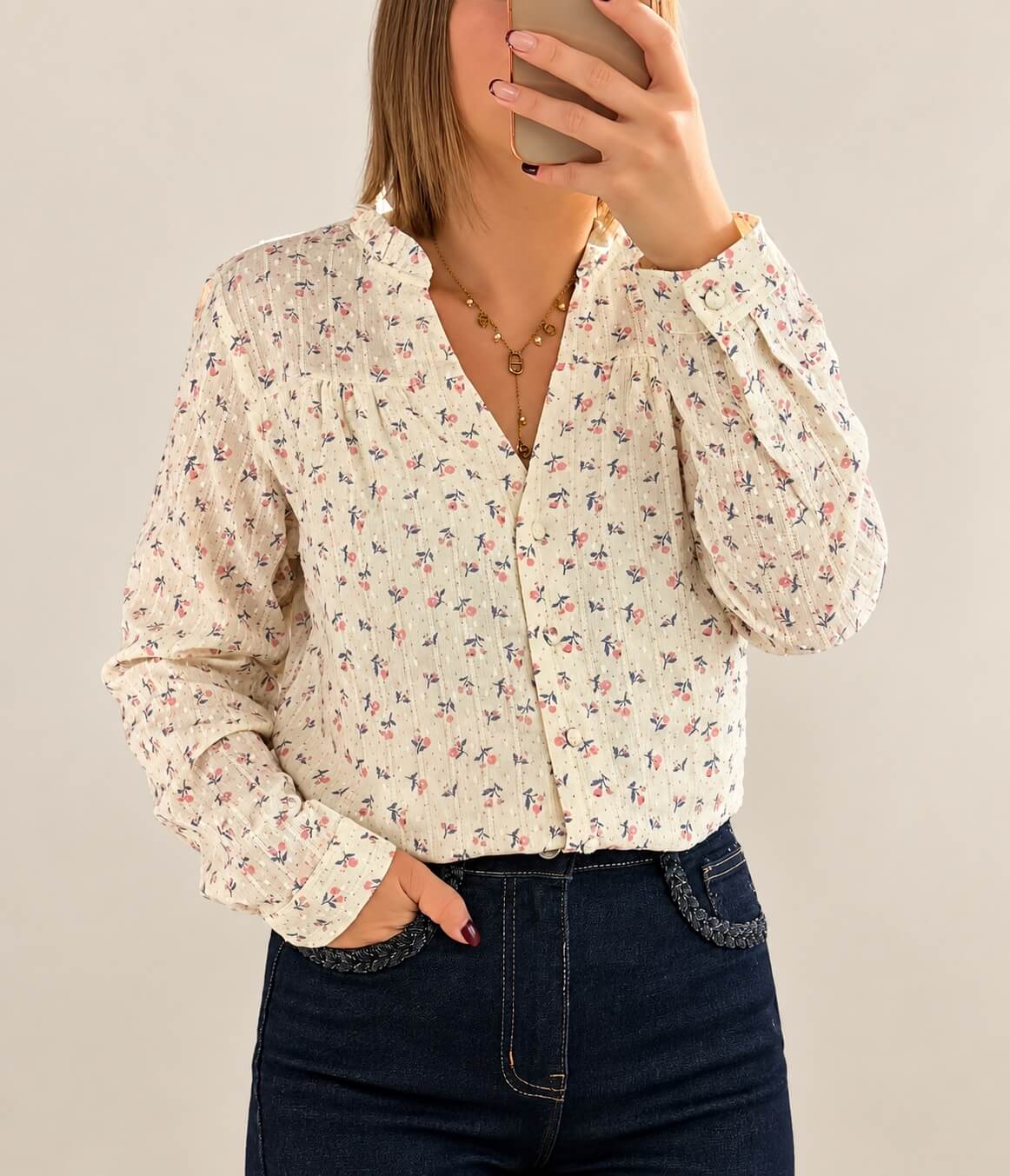 Chemise à manches longues
